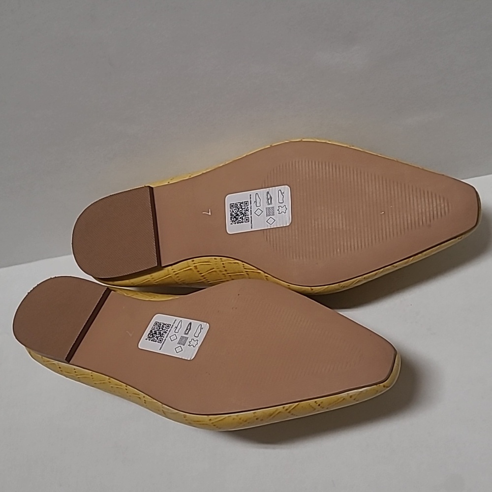 ASOS Yellow Croc-Embossed Loafers for @shoppowell to buy - Picture 7 of 8
